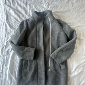 J. Crew Factory Gray City Coat Size 2